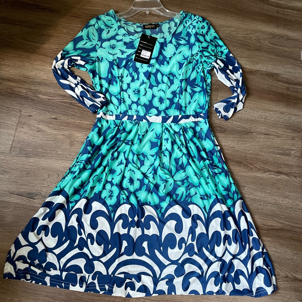 3/4 Sleeve Dress